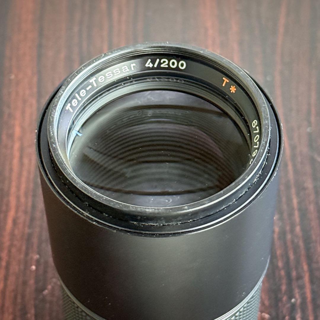 コンタックス Carl Zeiss Tele-Tessar 200mm F4 T