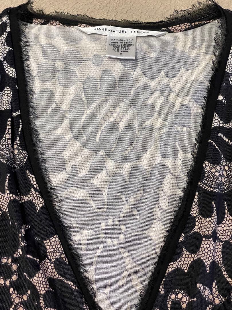 DVF シルクラップドレス