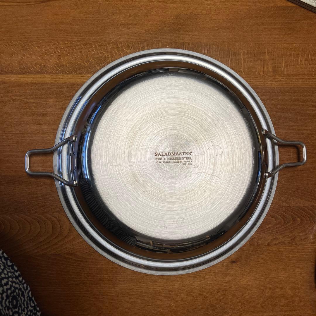 SALADMASTER 316Ti ステンレススチール鍋 25cm