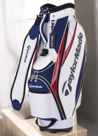 新品未使用展示品　TaylorMade 高級商品トリコロール ゴルフバッグ