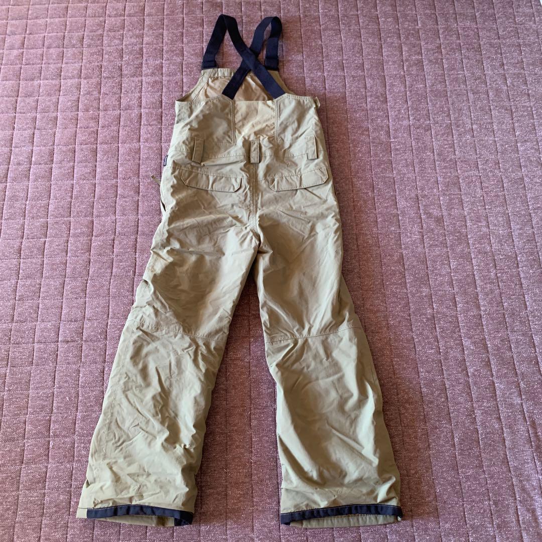 モス★BURTON KIDS スノーボードビブパンツS 130サイズ