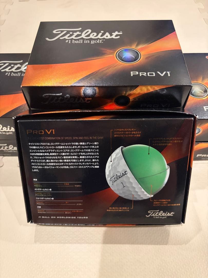 Titleist Pro V1 ゴルフボール72球　6箱セット