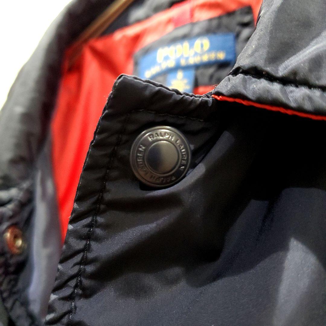 【美品！L】ラルフローレン　中綿入りジャケット、パディングジャケット ネイビー