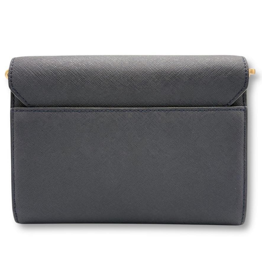 TORY BURCH チェーンウォレット 3WAY ミニバッグ 財布 黒【美品】