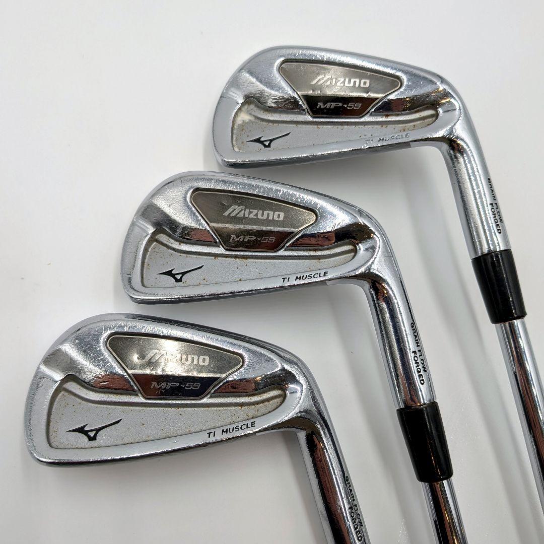 MIZUNO MP-59 アイアンセット 6本 TI MUSCLE GRAIN