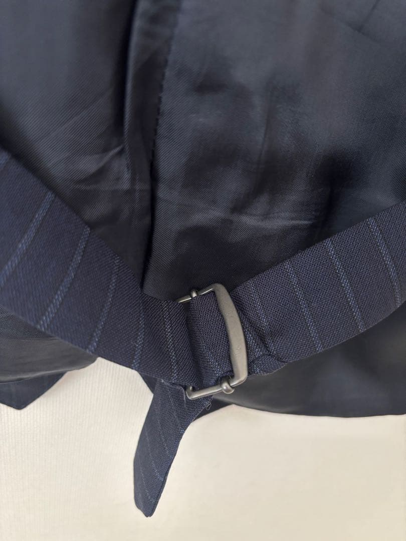 【メンズ】GUCCI ネイビー ストライプベスト サイズL