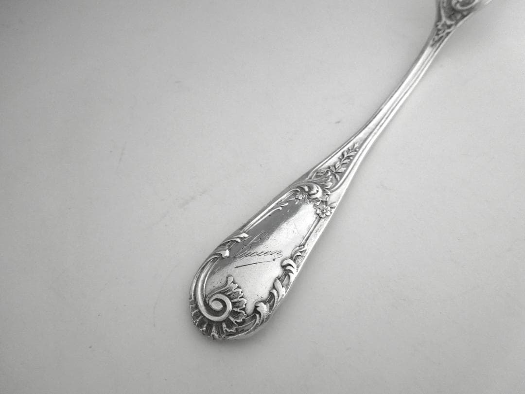 フランス　シルバーフォーク　純銀