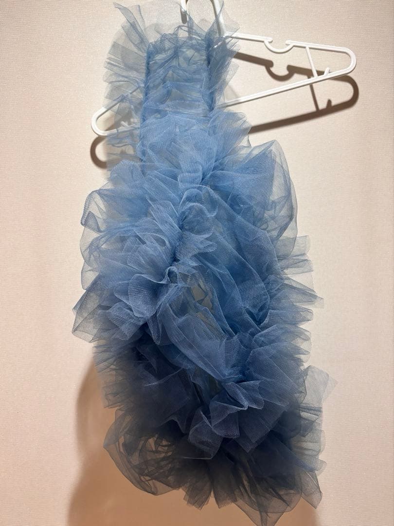 chika kisada チュールバッグ ビスチェ 水色