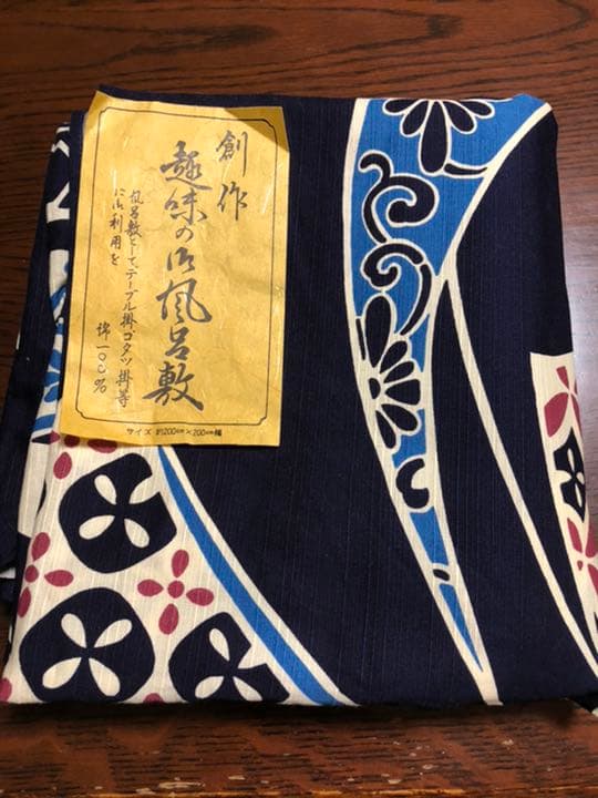 一反風呂敷　熨斗目模様