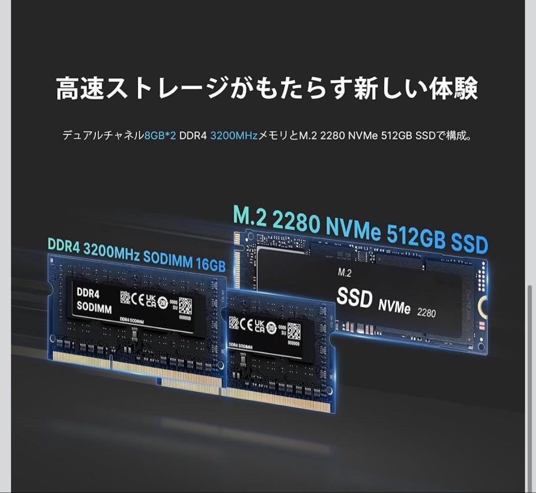 smilelimsさん専用インテル ミニPC i5 12600H BOSGAME