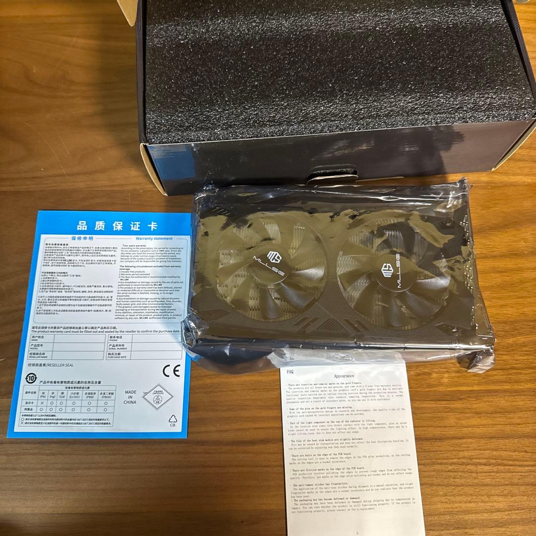 グラフィックボード・グラボ・ビデオカード MLLSE RTX 4060 8GB