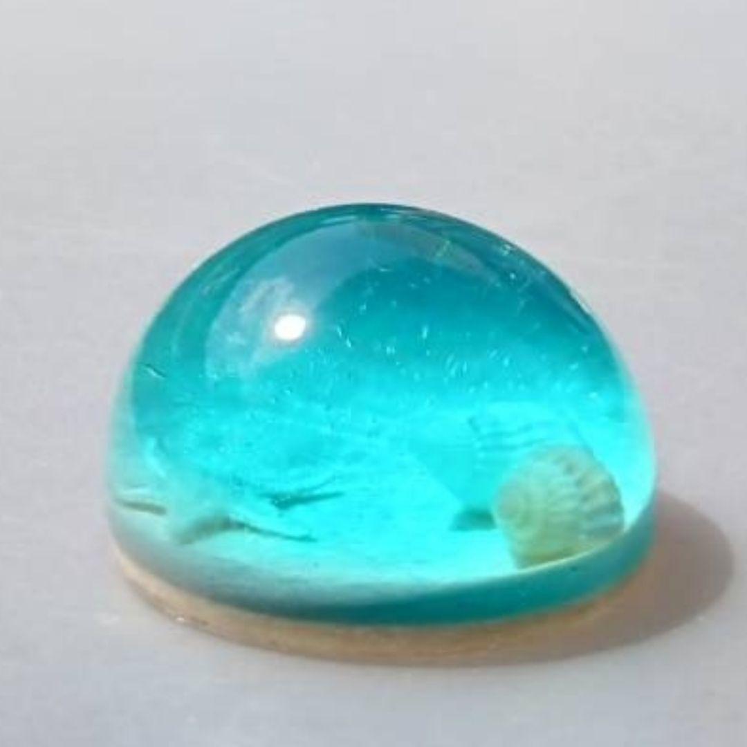 【 海のかけらドーム No.2172 】エポキシレジン オーシャンアート レジン