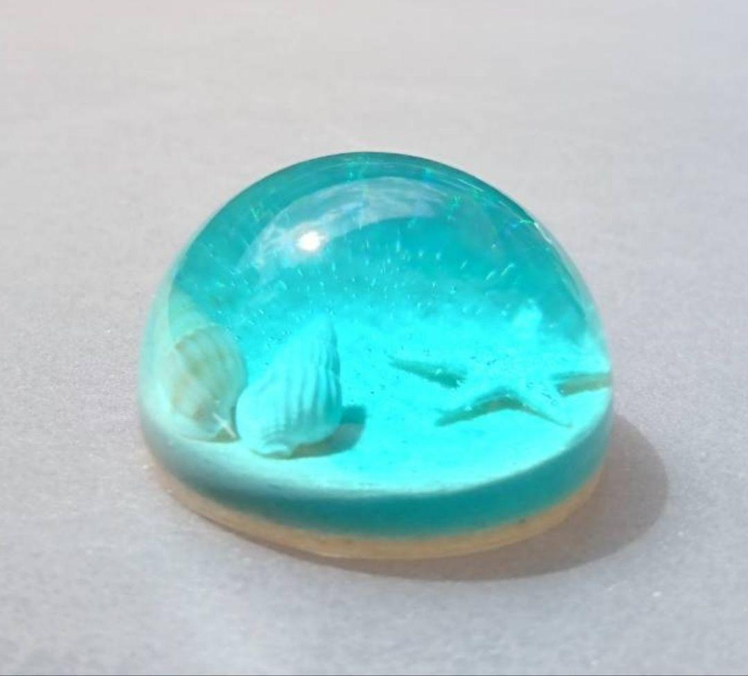 【 海のかけらドーム No.2172 】エポキシレジン オーシャンアート レジン