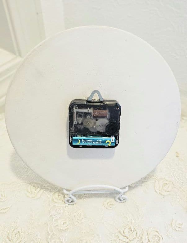 イマンimane ダイアナローズ 壁掛け時計大 陶器　アンティーク シャビー