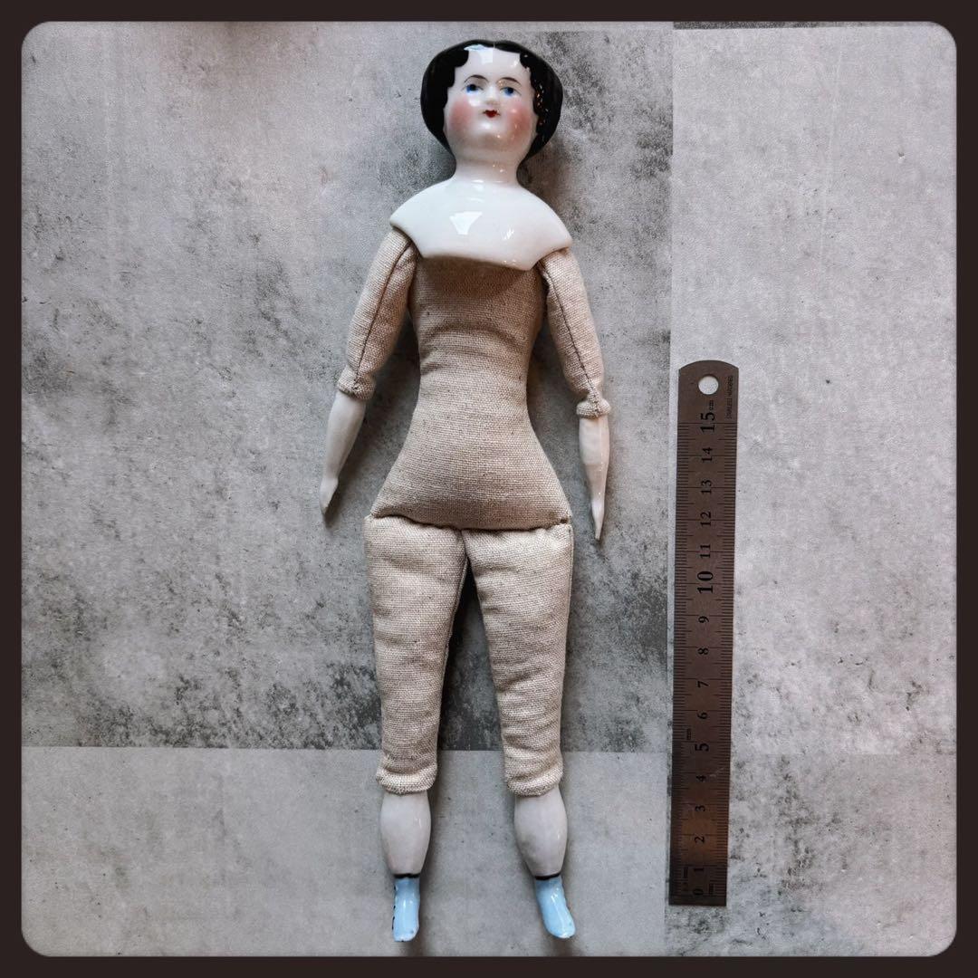 アンティーク チャイナヘッドドール　ビスクドール クラシカルスタイル