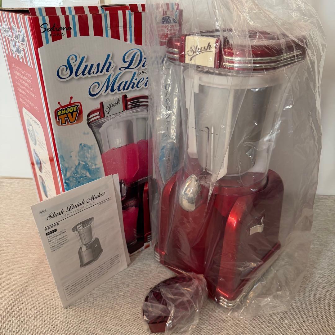 スラッシュドリンクメーカー　 レッド　DMK-826 シャーベット製造機