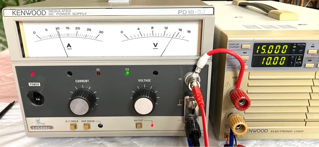 週末特別価格：KENWOOD 18V/30A 定電圧・定電流電源　PD18-30