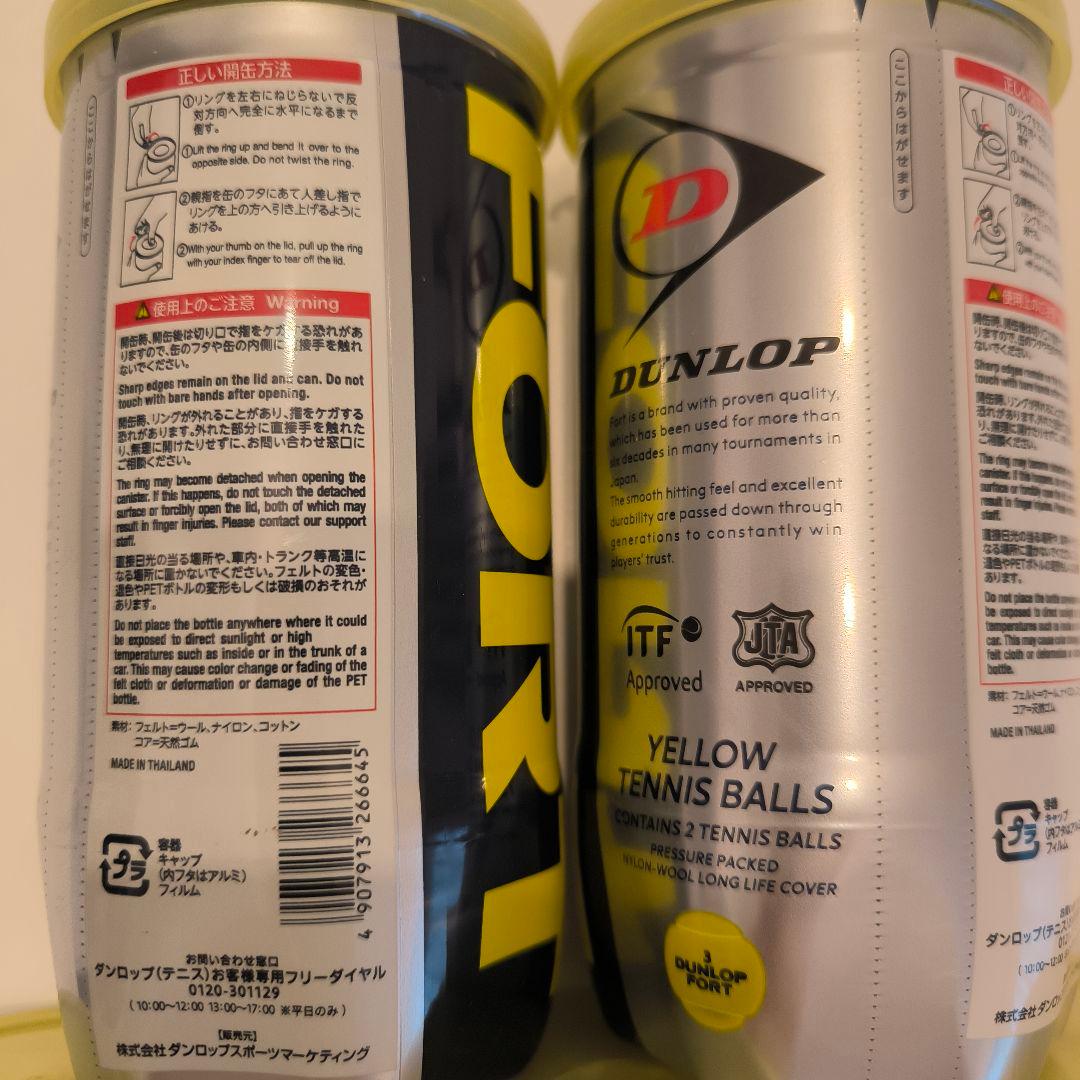 『新品』ダンロップ　フォート硬式テニスボール15個セット