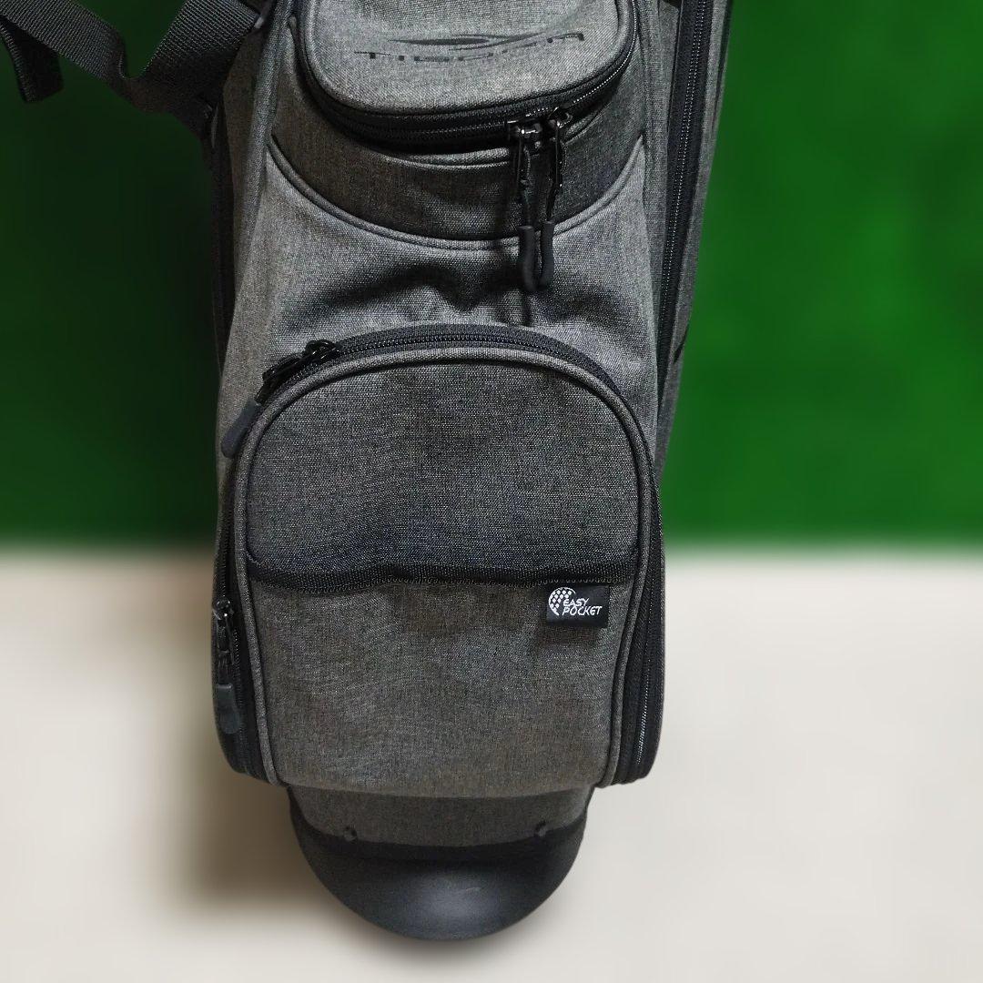 美品　TIGORA スタンド式 グレー キャディバッグint