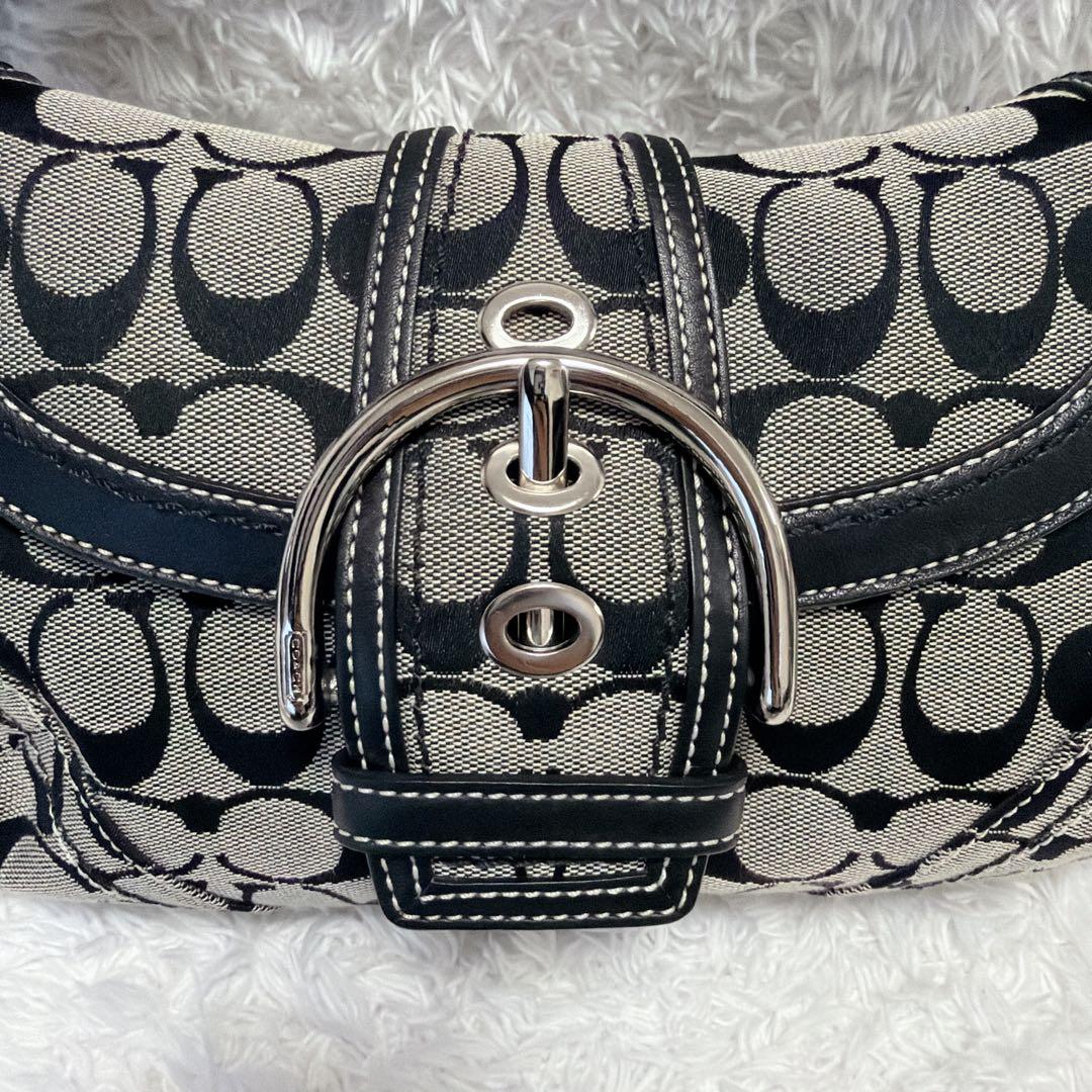 美品 COACH ソーホーワンショルダー シグネチャー 10269 y2k