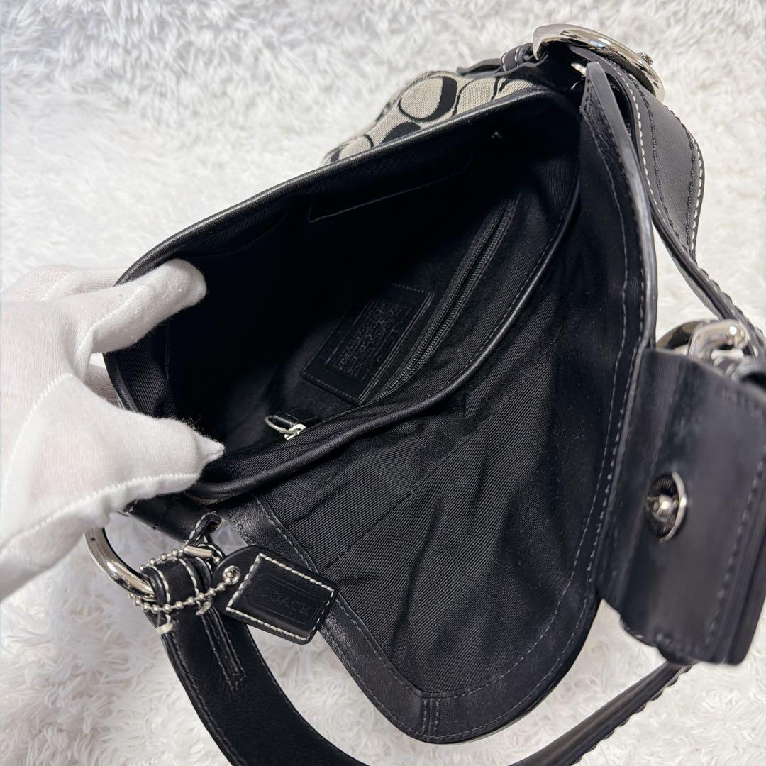 美品 COACH ソーホーワンショルダー シグネチャー 10269 y2k