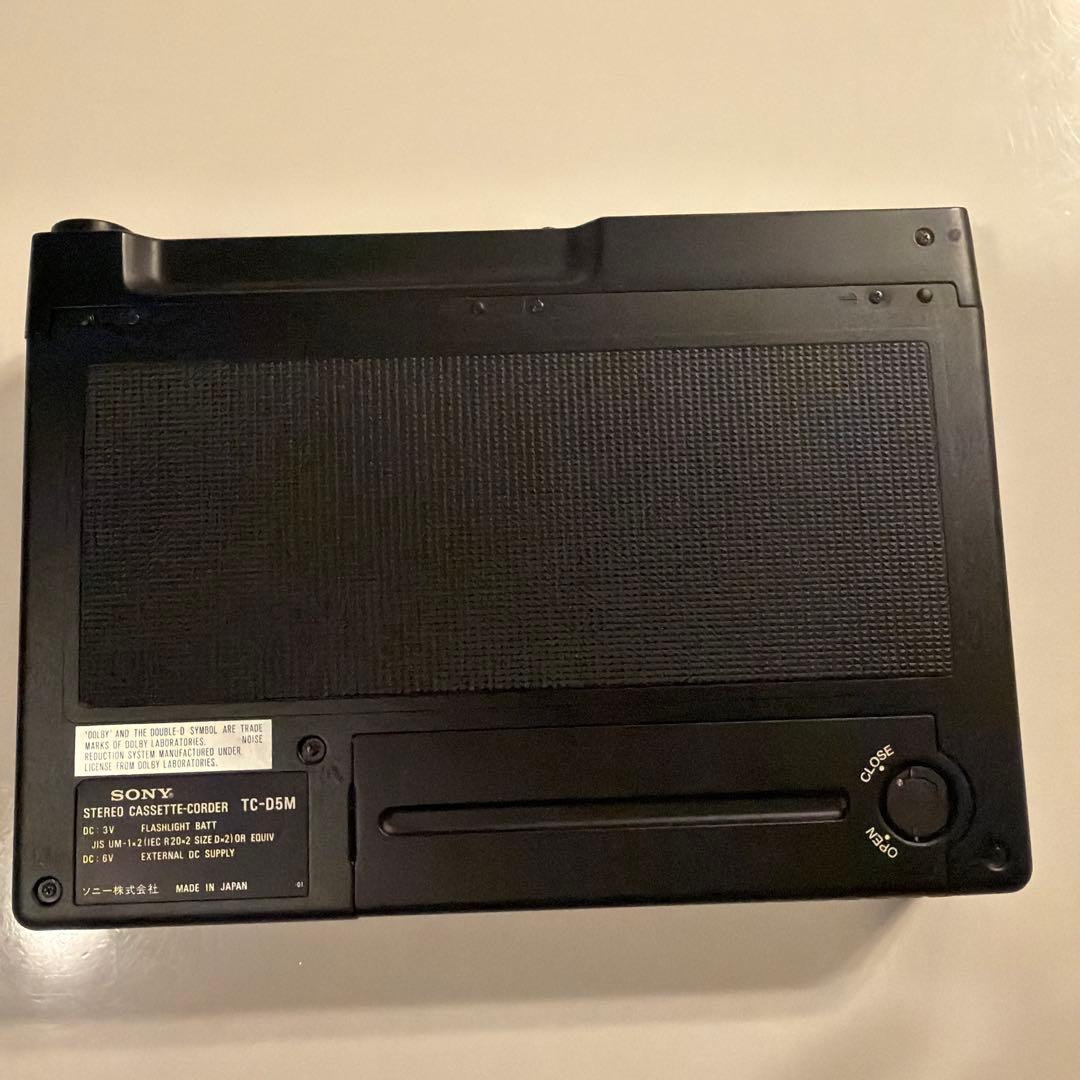 お*か様 ジャンク　SONYのポータブルカセットデッキ「TC-D5M」