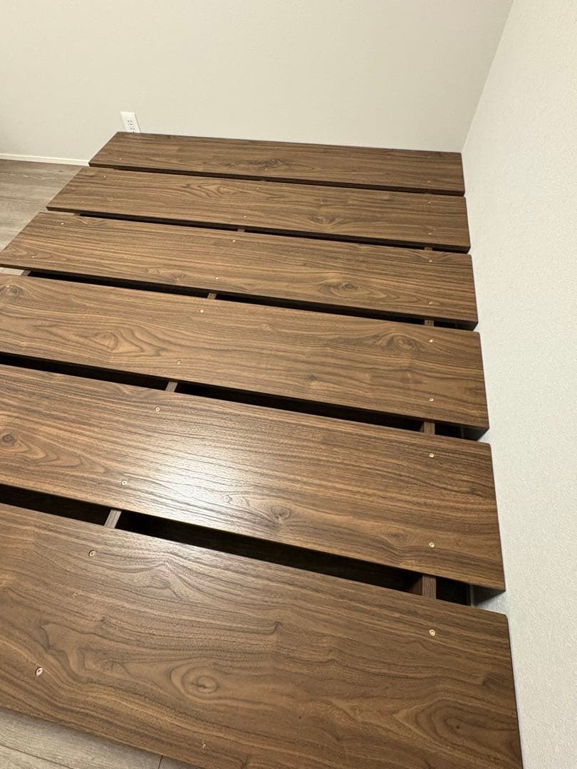 LOWYA ロウヤ ベッド ベッドフレーム　ダブル　すのこベッド