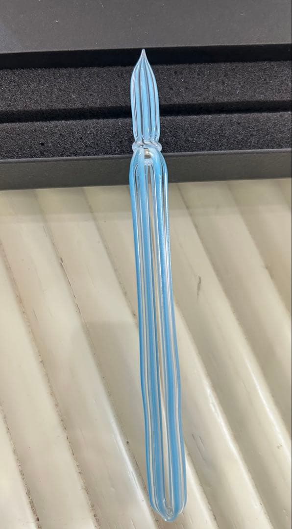 ガラスペン 中字★ガラス工房まつぼっくり★おまけインク付