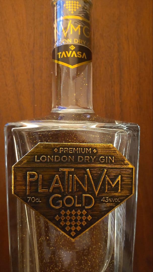 その他 PLATINVM LONDON DRY GIN GOLD 24K 700ml