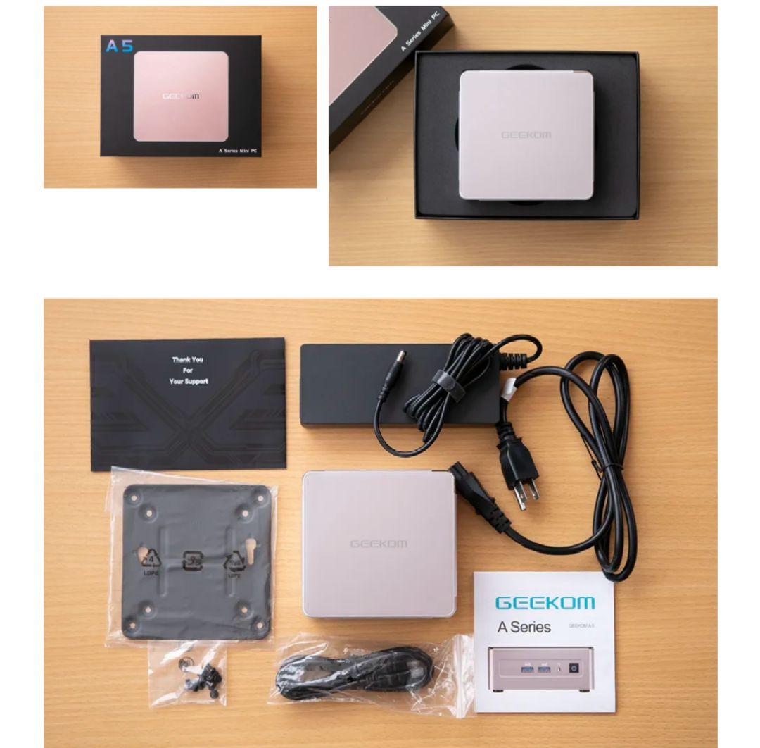 ミニPC　GEEKOM　A5 R7　5800H