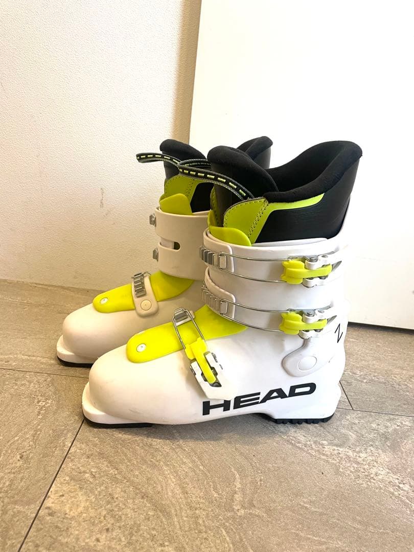 HEAD Z3 ジュニア用スキー靴 ホワイト/イエロー