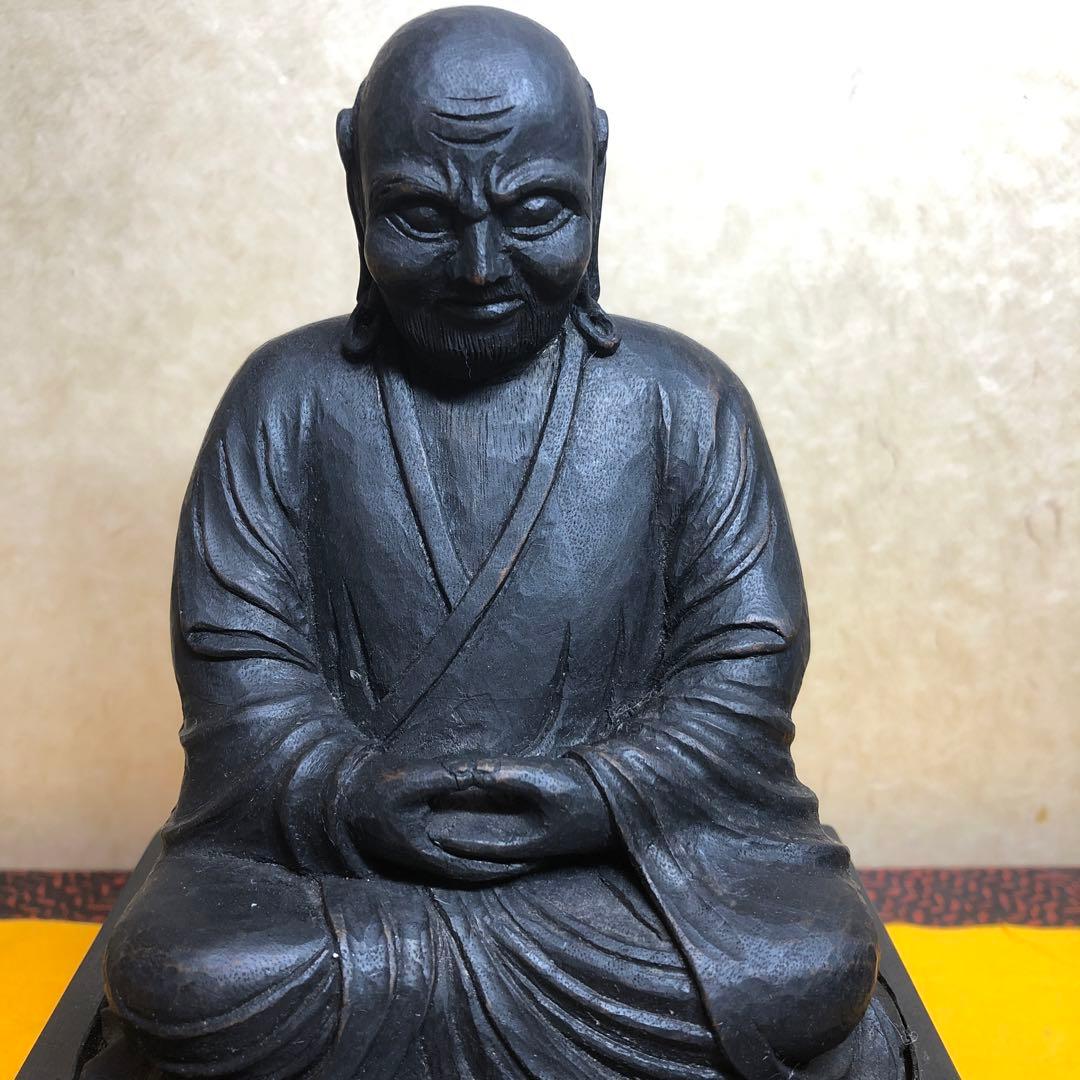 木彫り木造武田元光像？