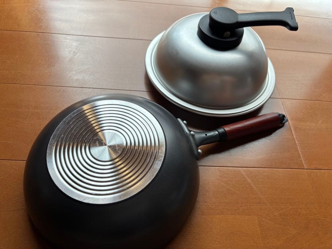 ウー・ウェンパン Wu Wen Pan 北陸アルミ 24cm ガス火専用