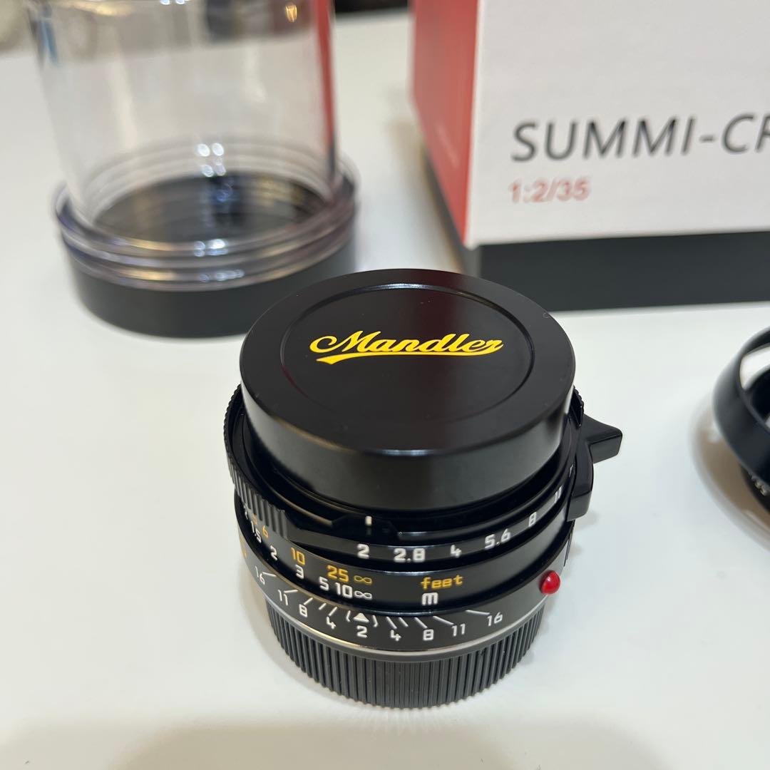 【美品】Leica Mマウント 七枚玉復刻 mandler 35mm F2