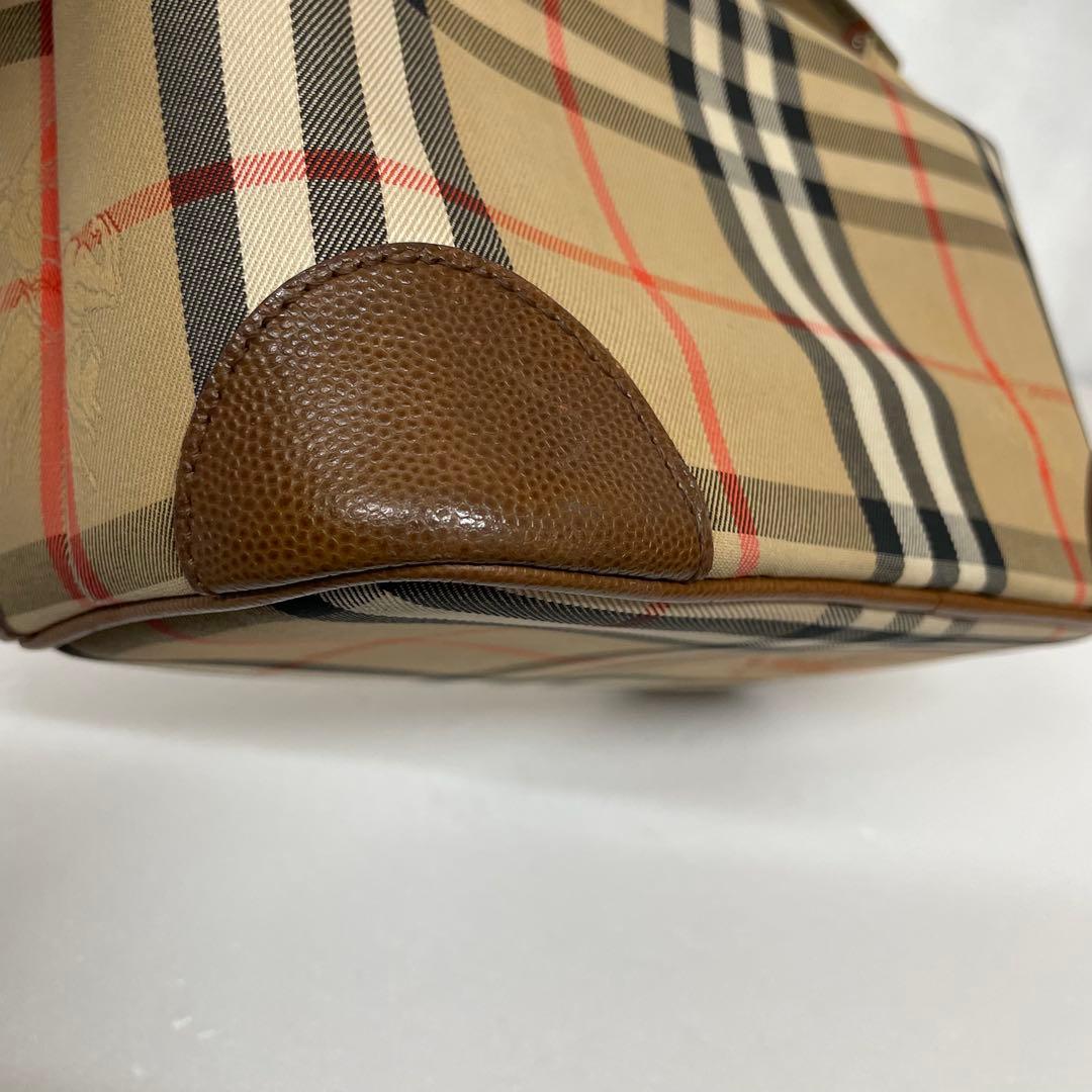 バーバリー ハンドバッグ ノバチェック シャドーホース キャンバス　トートバッグ