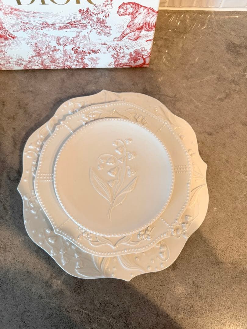 Dior すずらん Lily プレートセット 六セット