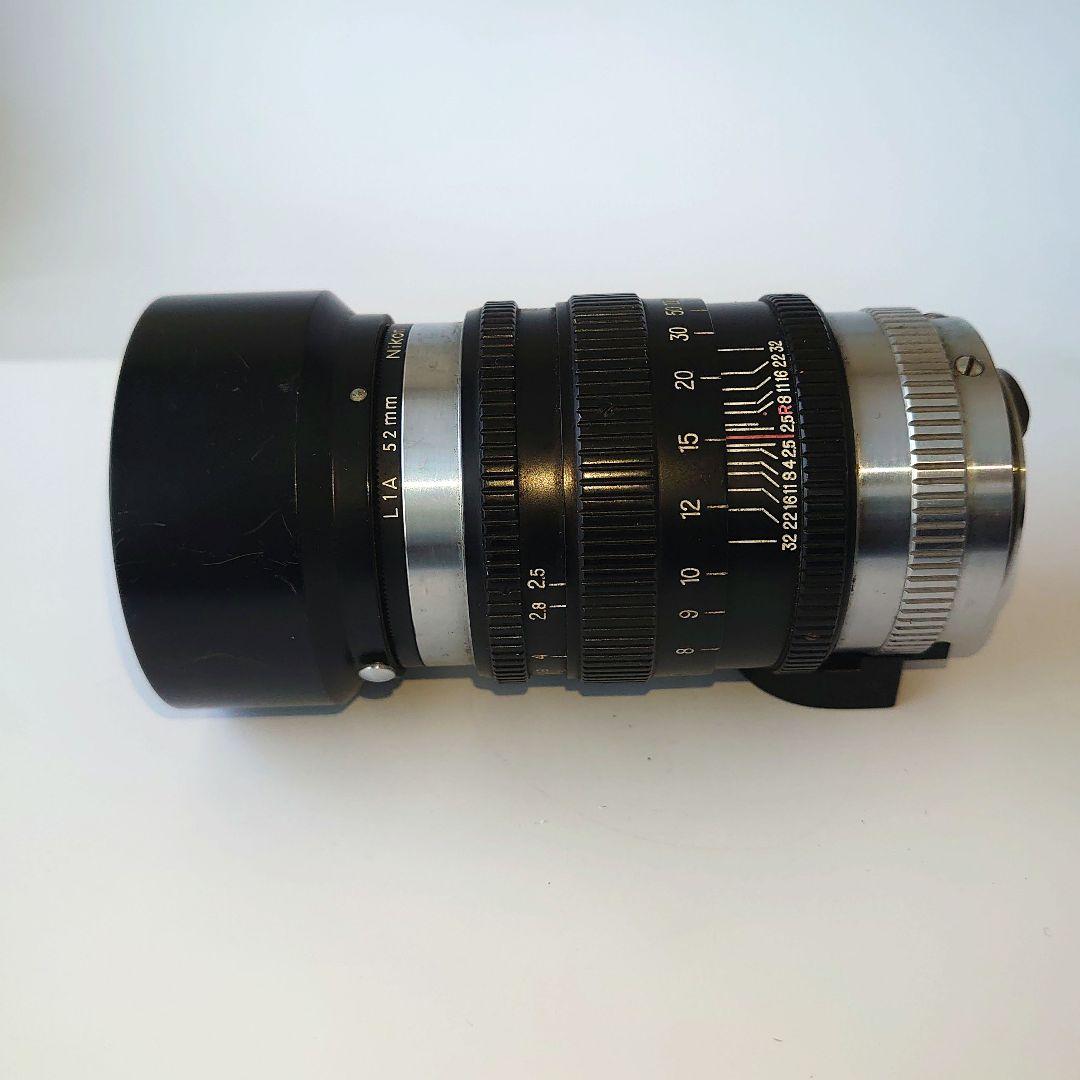 ＮikkorＰ−C AUTO 105mm Ｆ2.5スクリューマウント 革ケース付