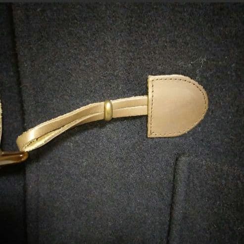 hevo ネイビー ダッフルコート 46サイズ