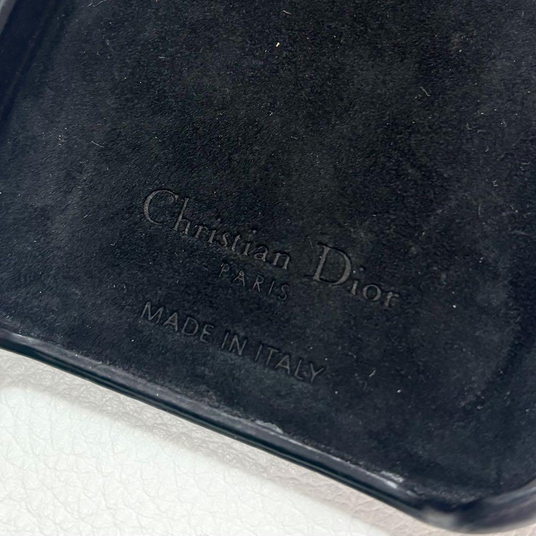 【美品】ディオール　カナージュ　iPhone14Pro スマホケース　ブラック