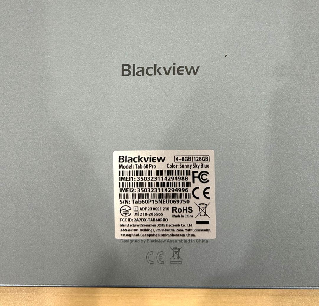 Blackview Tab 60 Pro タブレット 128G 中古 美品