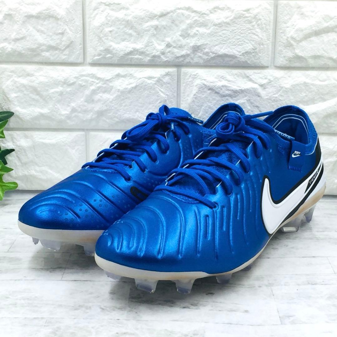 【新品未使用】NIKEティエンポ レジェンド10 エリートFG 青 27.5cm
