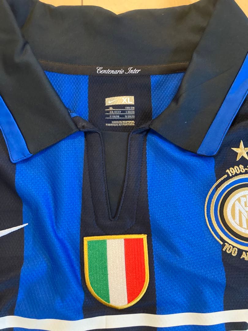 【選手支給品】100周年記念　イブラヒモビッチ 長袖 インテル正規品ユニフォーム