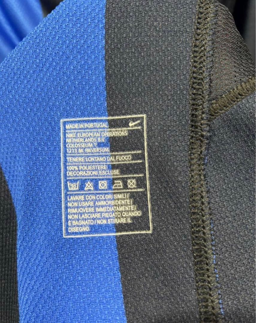 【選手支給品】100周年記念　イブラヒモビッチ 長袖 インテル正規品ユニフォーム