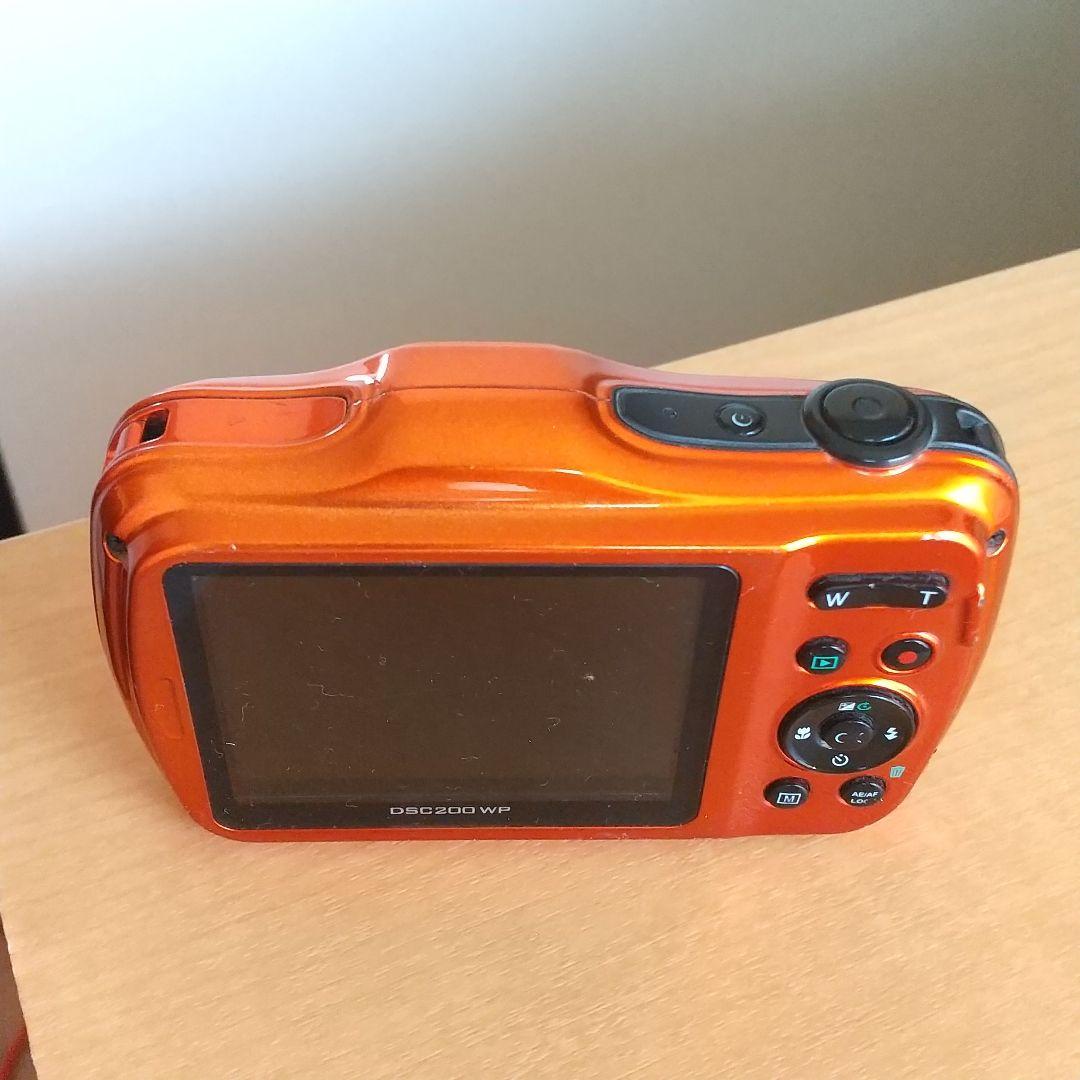 防水コンパクトデジタルカメラ KenKo DSC200WP オレンジ 本体