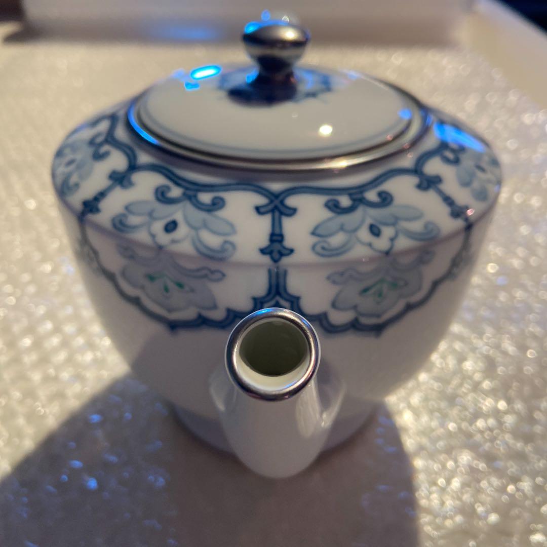 大倉陶園　呉須正倉院　ポット（大）