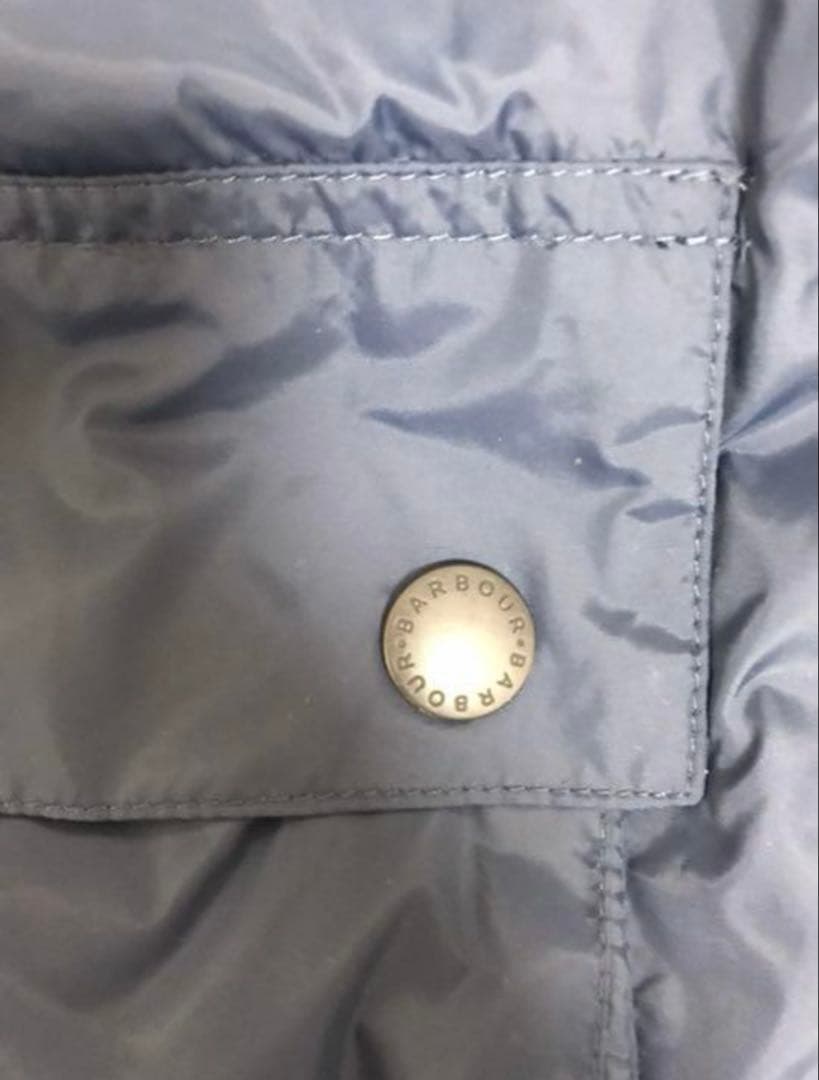 Barbour フーデッド ビデイルSL ナイロン ネイビー 36