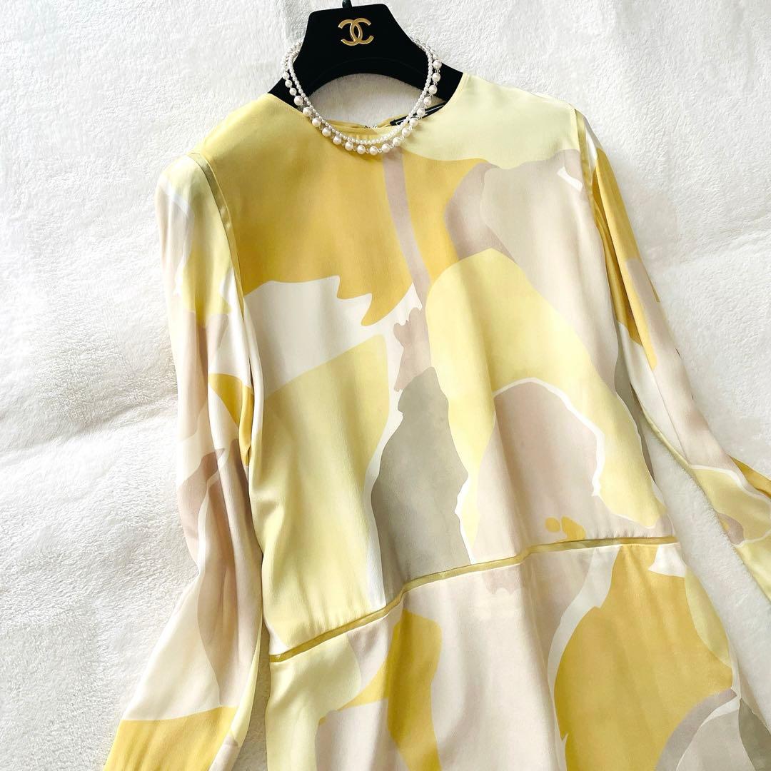 希少⭐︎Salvatore Ferragamo シルク100% ワンピースドレス