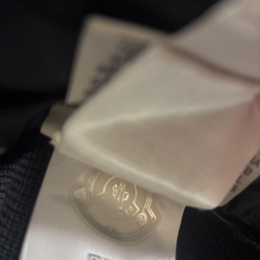 【希少】MONCLER モンクレール 切り替えダウンジャケット ブラック M