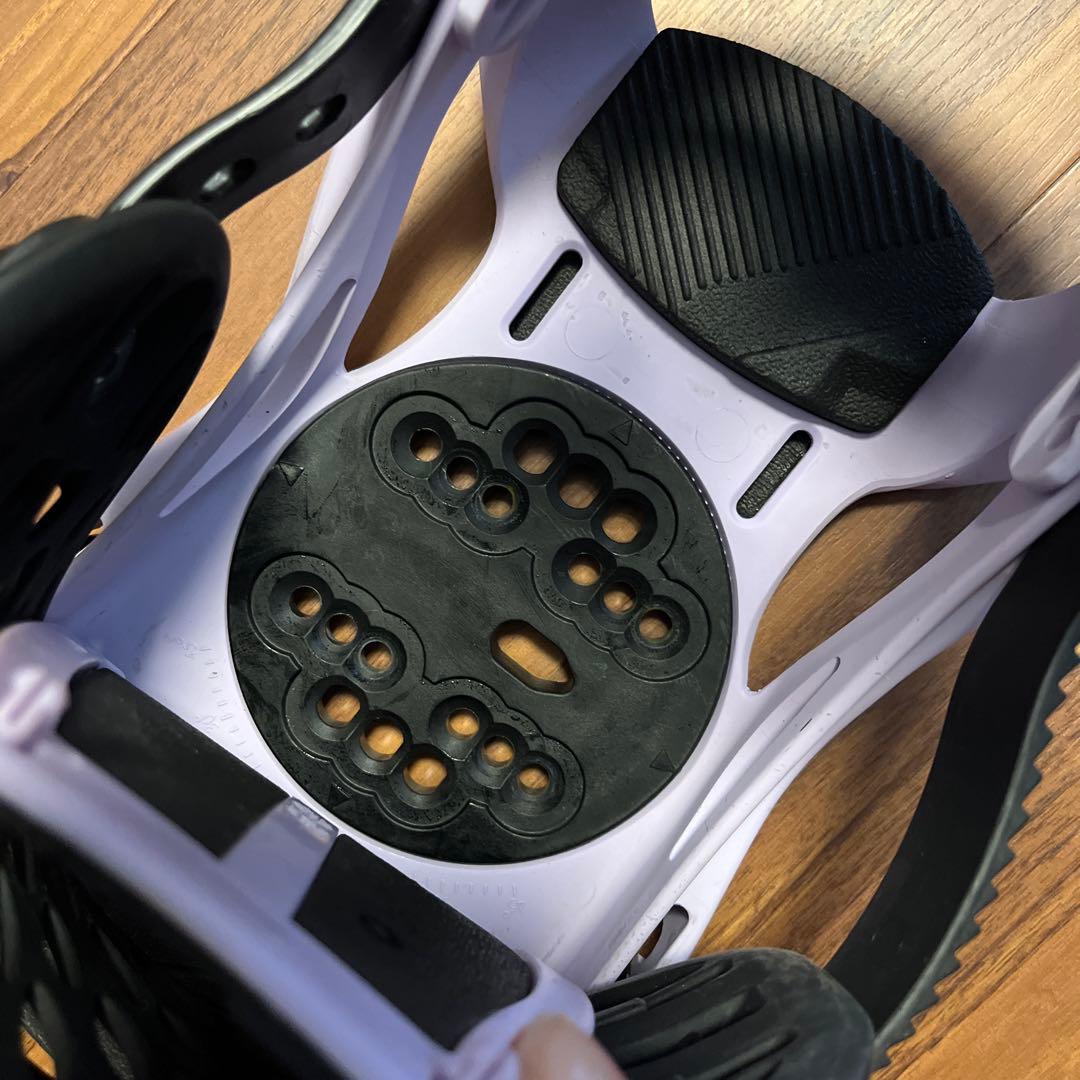 スノーボード　ビンディング　LINK パープル