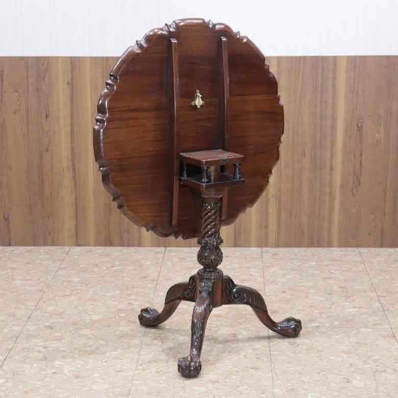 ティルトトップテーブル ヴィンテージ イギリス ラウンドテーブル 78.5cn